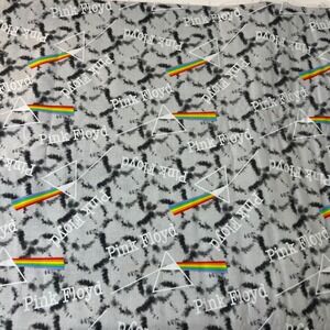 Pink Floyd Dark Side of the Moon Tie Dye Fabric 44in x 1.5yd Cotton P74036 2021